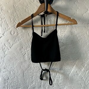 American Apparel Black Halter Top
